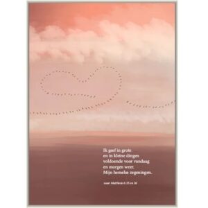 Enkele kaart - Ik geef in grote en in kleine dingen