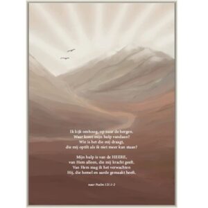 Enkele kaart - Ik kijk omhoog, op naar de bergen.