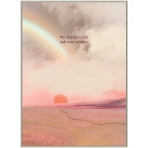 Enkele kaart - Wat Hij belooft is ook voor morgen.