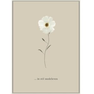 Enkele kaart - in stil medeleven