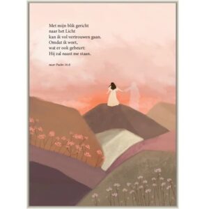 Enkele kaart - Met mijn blik gericht naar het Licht
