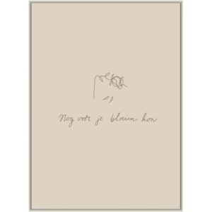 Enkele kaart - Nog voor je bloeien kon