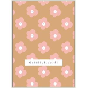 Enkele kaart - Gefeliciteerd!