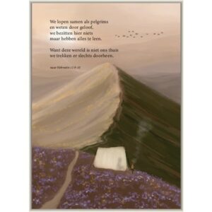 Enkele kaart - We lopen samen als pelgrims