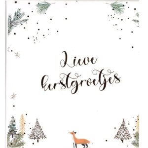 10 kerstkaarten - Lieve kerstgroetjes