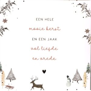 10 kerstkaarten - Een hele mooie kerst