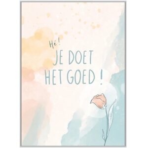 Enkele kaart - Hé! Je doet het goed!