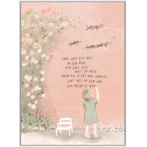 Enkele kaart - Soms lukt iets niet