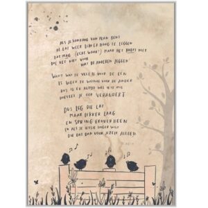 Enkele kaart - Als je vandaag van plan bent