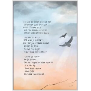 Enkele kaart - Ook als de dagen donker zijn