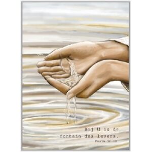 Enkele kaart - Bij U is de fontein des levens