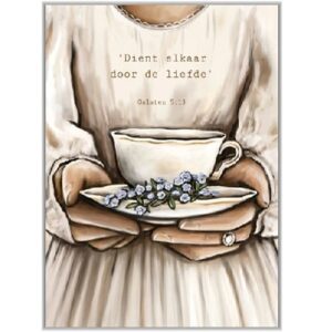 Enkele kaart - Dient elkaar door de liefde