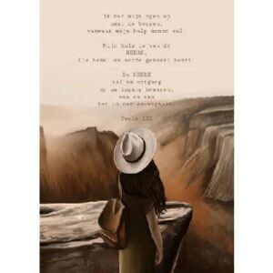 Enkele kaart - Ik hef mijn ogen op naar de bergen
