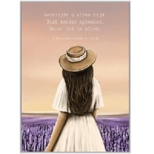 Enkele kaart - Verblijdt u allen tijd