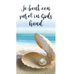 Magnetische boekenlegger - Je bant een parel in Gods hand