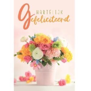 Wenskaart - Hartelijk gefeliciteerd