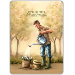 Enkele kaart - Gefeliciteerd Gods zegen toegewenst