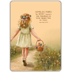 Enkele kaart - Gefeliciteerd de HEERE zegent jou