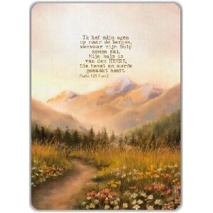 Enkele kaart - Ik hef mijn ogen op naar de bergen