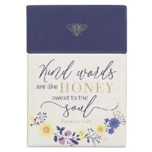 Boxes of blessings - 50 cards - Kind words are like honey