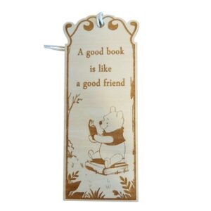 Boekenlegger hout Winnie de Pooh - a good book