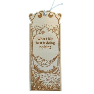 Boekenlegger hout Winnie de Pooh - What i like best