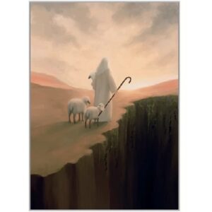 A4 Poster - Herder (blanco)