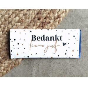 Reep chocola - bedankt lieve juf