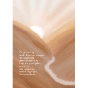 Poster A4 - De zon komt op - Opwekking 733