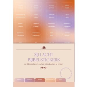 Bijbel Tabstickers - Zij Lacht NBV21
