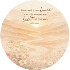 Muurcirkel - Uw Woord is een lamp voor mijn voet