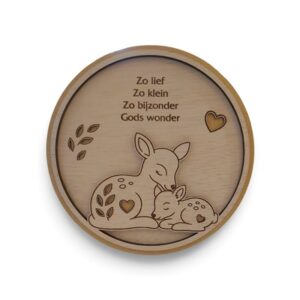 Wanddecoratie - Hertjes
