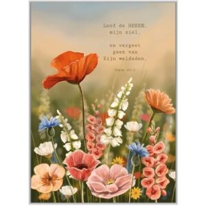 A5 Poster - Loof den HEERE, mijn ziel
