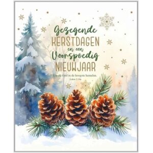 Hangdoosje - Gezegende Kerstdagen en een Voorspoedig Nieuwjaar