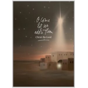 Enkele kaart - O come let us adore Him
