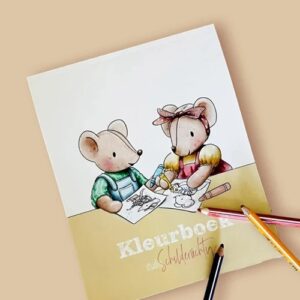 Kleurboek Muis 1 - 28 kleurplaten